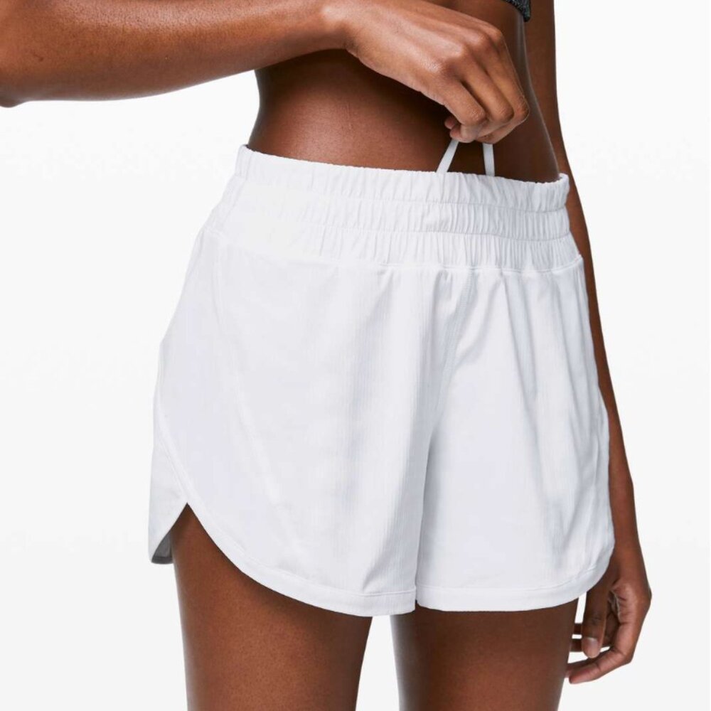 Lululemon Track That Short - Midrise 5 inch - White - Picture 3 of 11